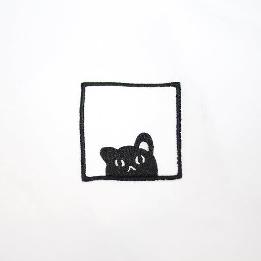 OG Cat T-shirt (White/White)