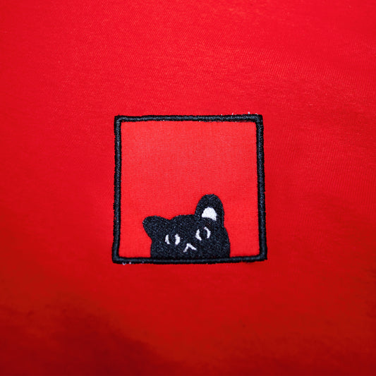 OG Cat T-shirt (Red/Red)