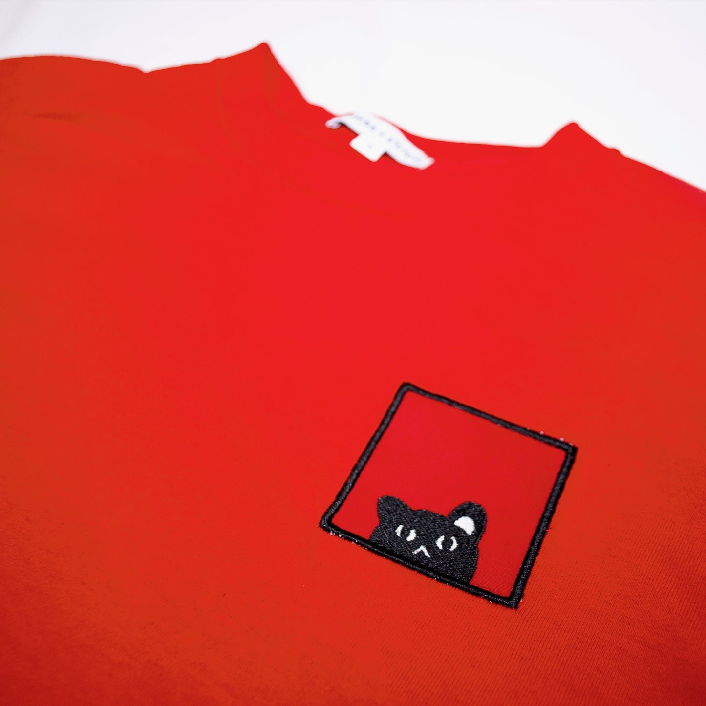 OG Cat T-shirt (Red/Red)