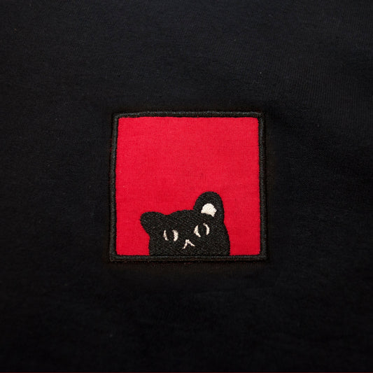 OG Cat T-shirt (Black/Red)