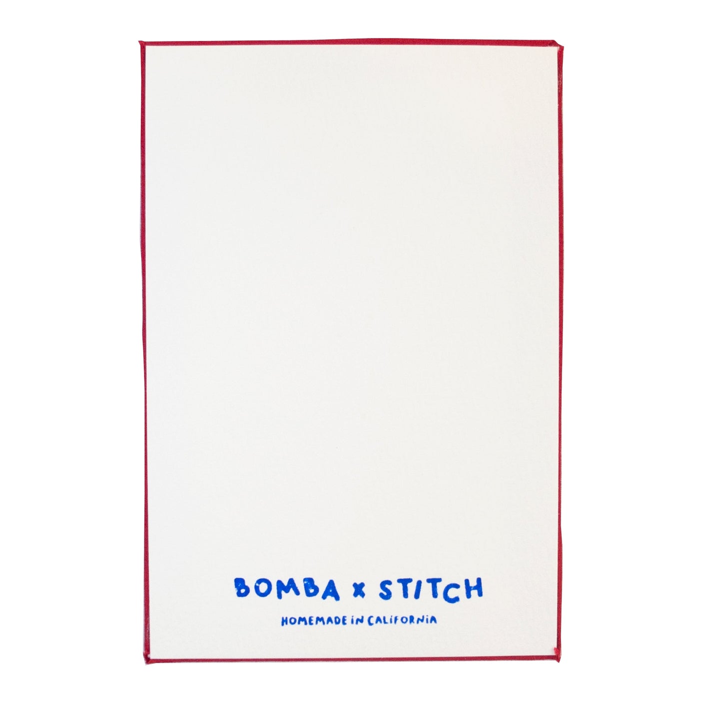 Mothers' Day Fabric Postcard (Red)