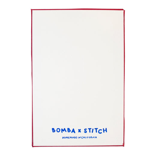 Mothers' Day Fabric Postcard (Red)