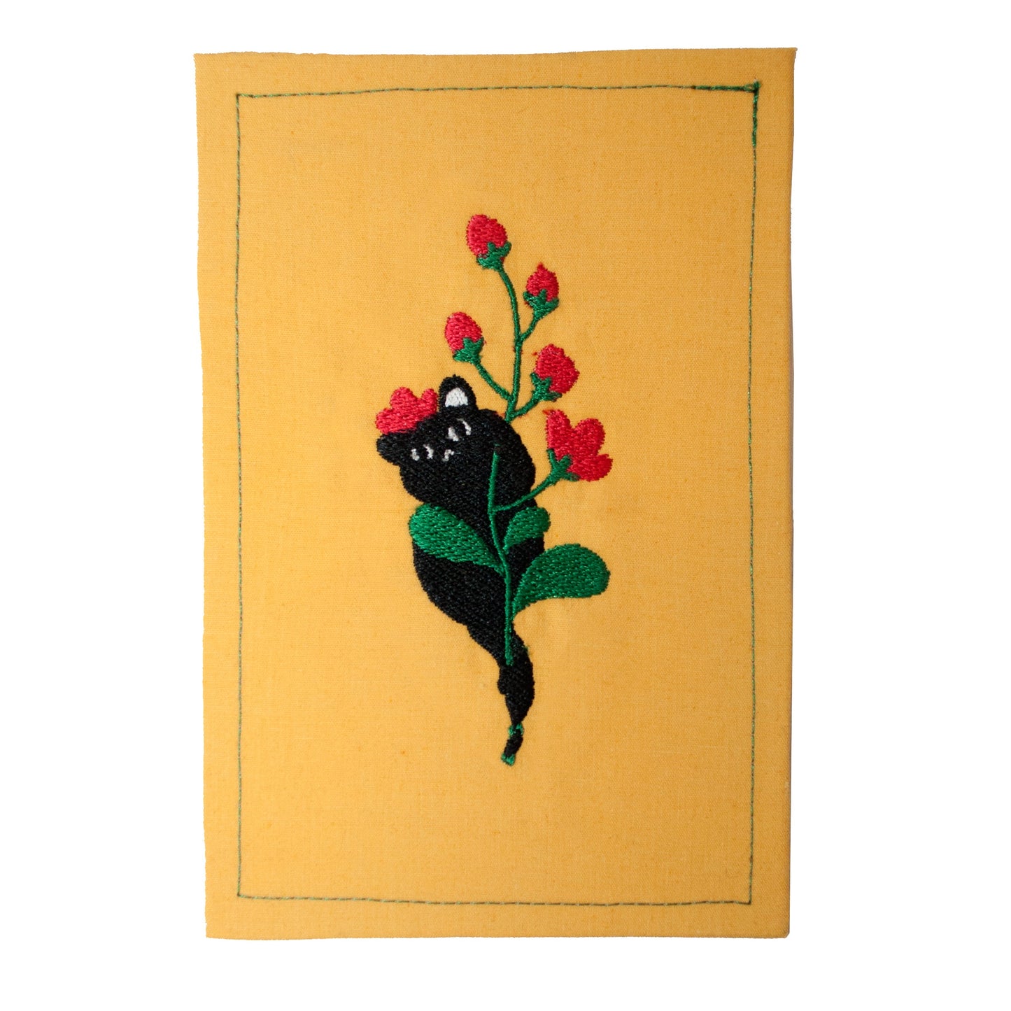 Mothers' Day Fabric Postcard (Yellow)
