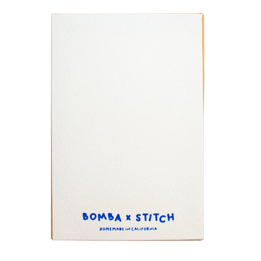 Mothers' Day Fabric Postcard (Yellow)