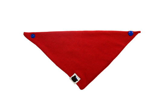 Bomba Stitch Logo Pet Bandana (Red/Blue)