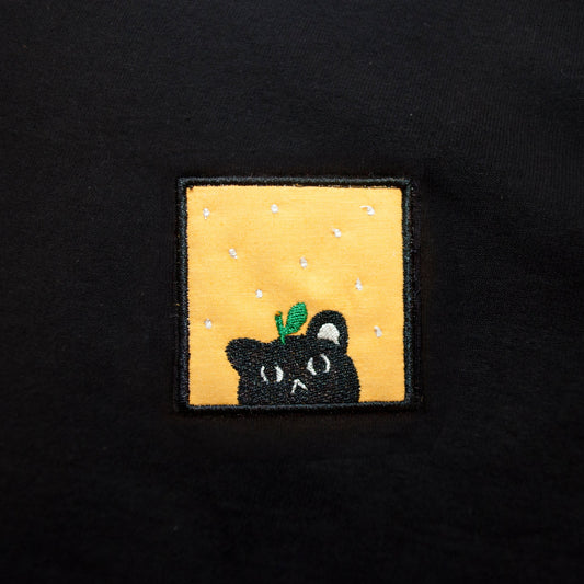 Limited Edition Lemon Cat T-shirt (Black/Multi)