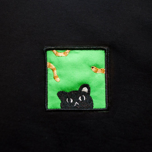 Limited Edition Caterpillar Cat T-shirt (Black/Multi)