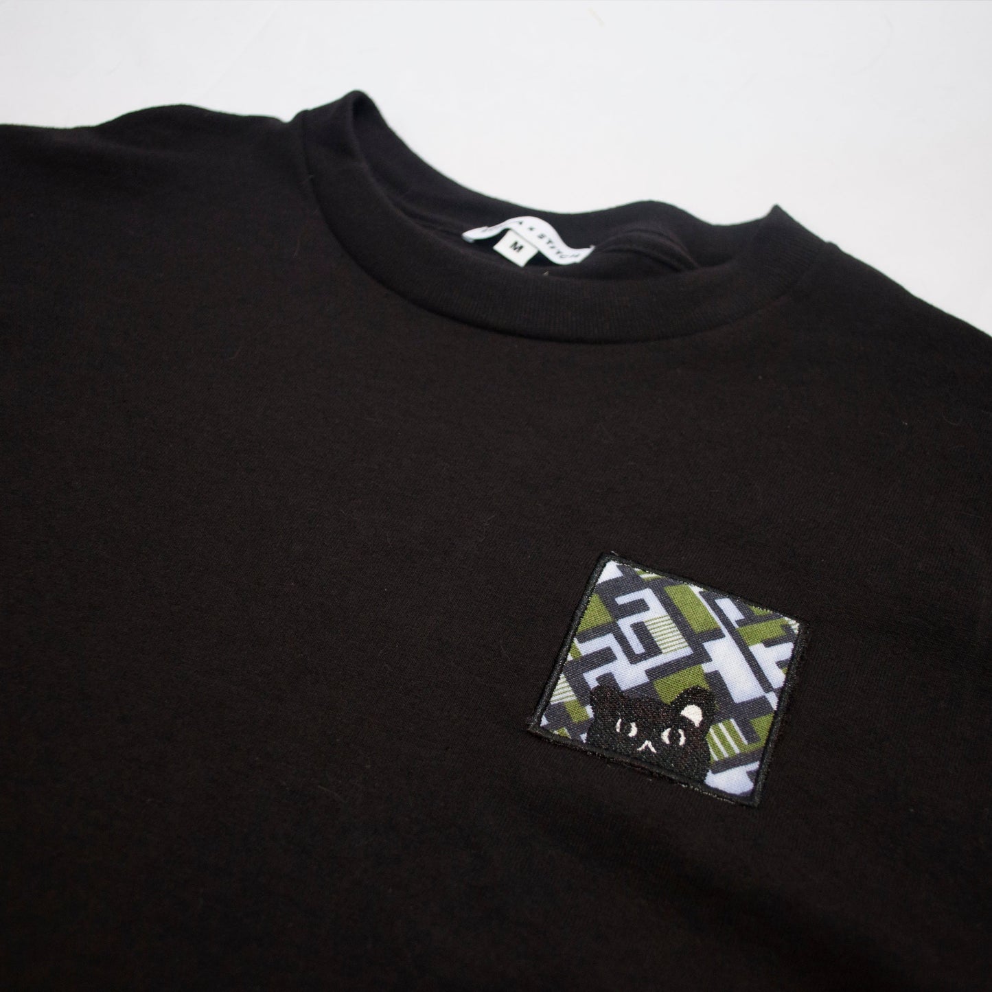 Limited Edition Thrift Cat T-shirt IV (Black/Multi)