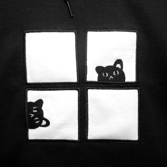 Original OG Cat Hoodie (Black/White)